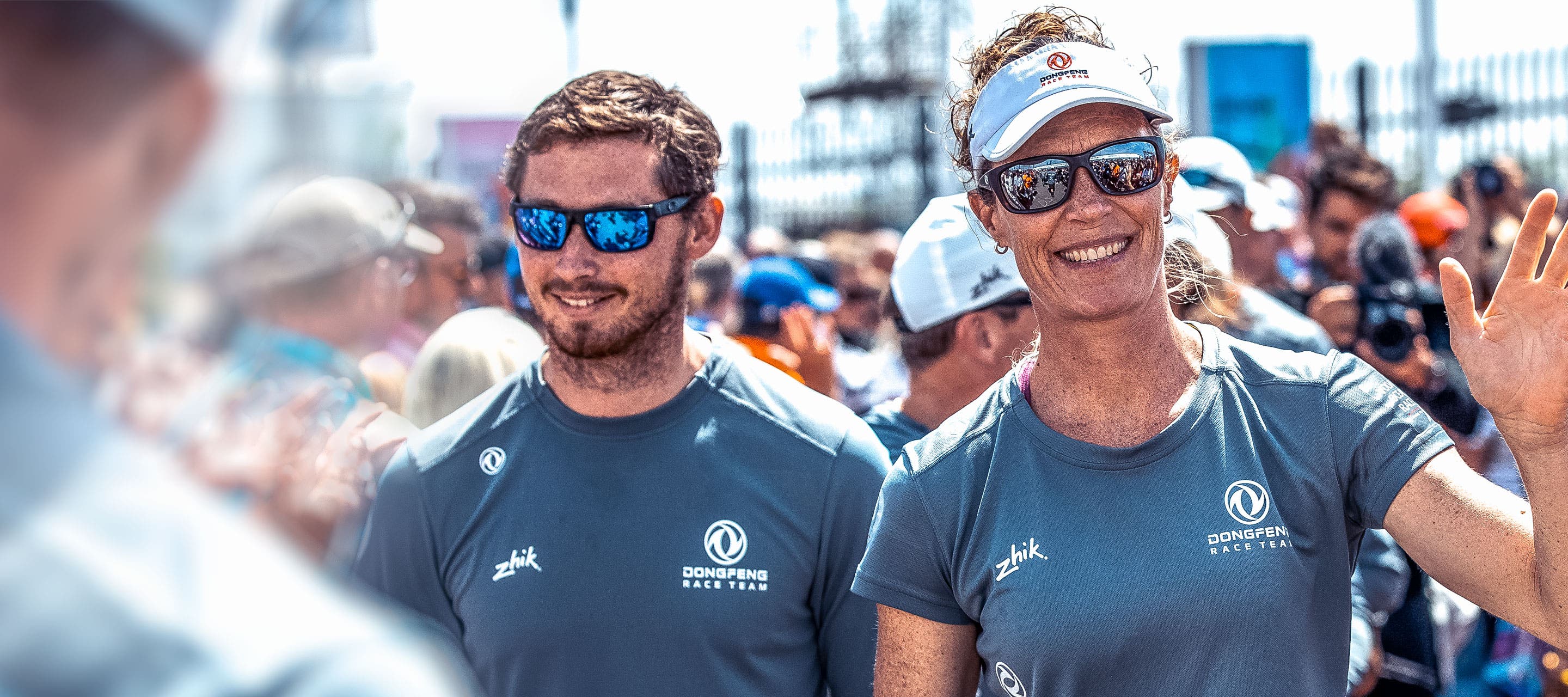 Zhik-Athleten in Teamwear