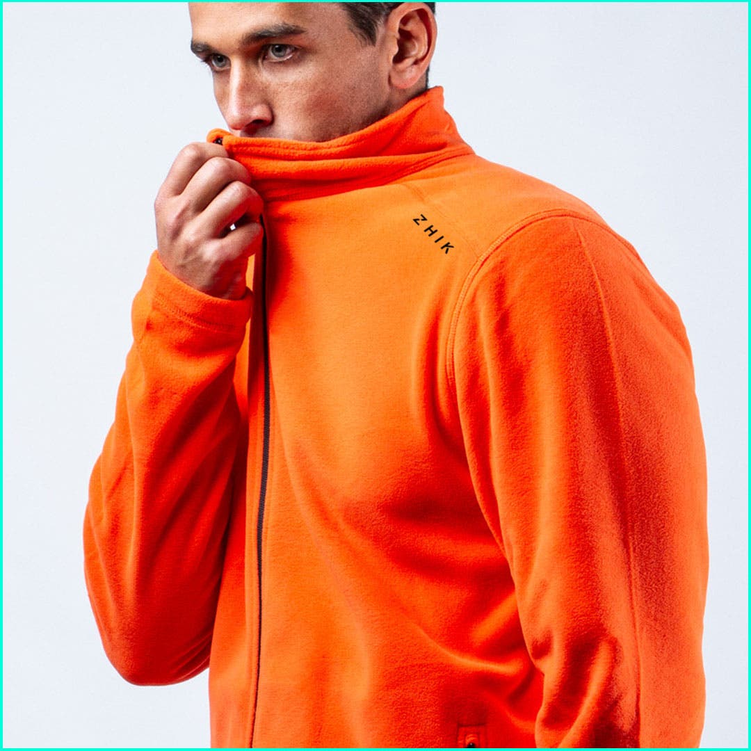 Zhik Recyceltes Fleece mit durchgehendem Reißverschluss