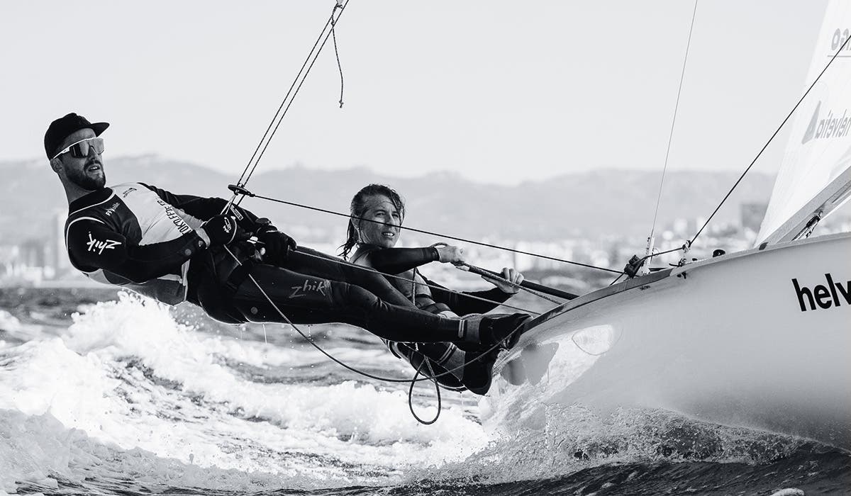 Team Zhik – Jeremie Mion und Camile Lecointre